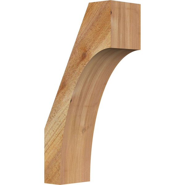 Ekena Millwork 4"W x 8"D x 16"H Westlake Rough Sawn Knee Brace, Western Red Cedar BRC04X08X16WTL00RWR - main